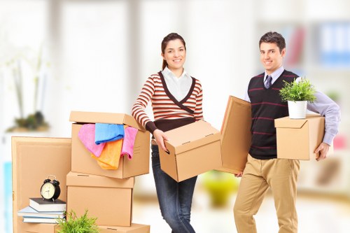 Moving truck support for a flat move in London