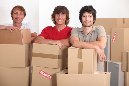 Business relocation service supporting an office move across London
